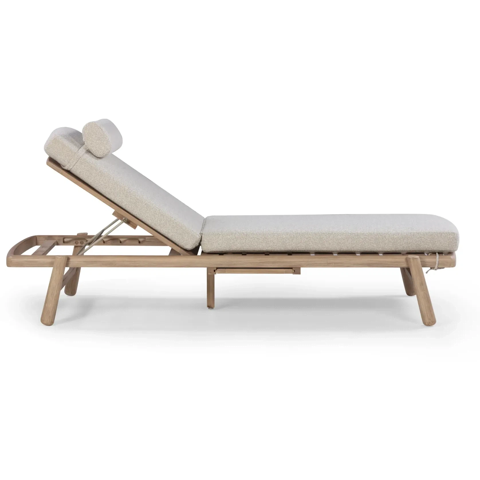 Indra Outdoor Sun Lounge - Oyster Grey gallery detail image