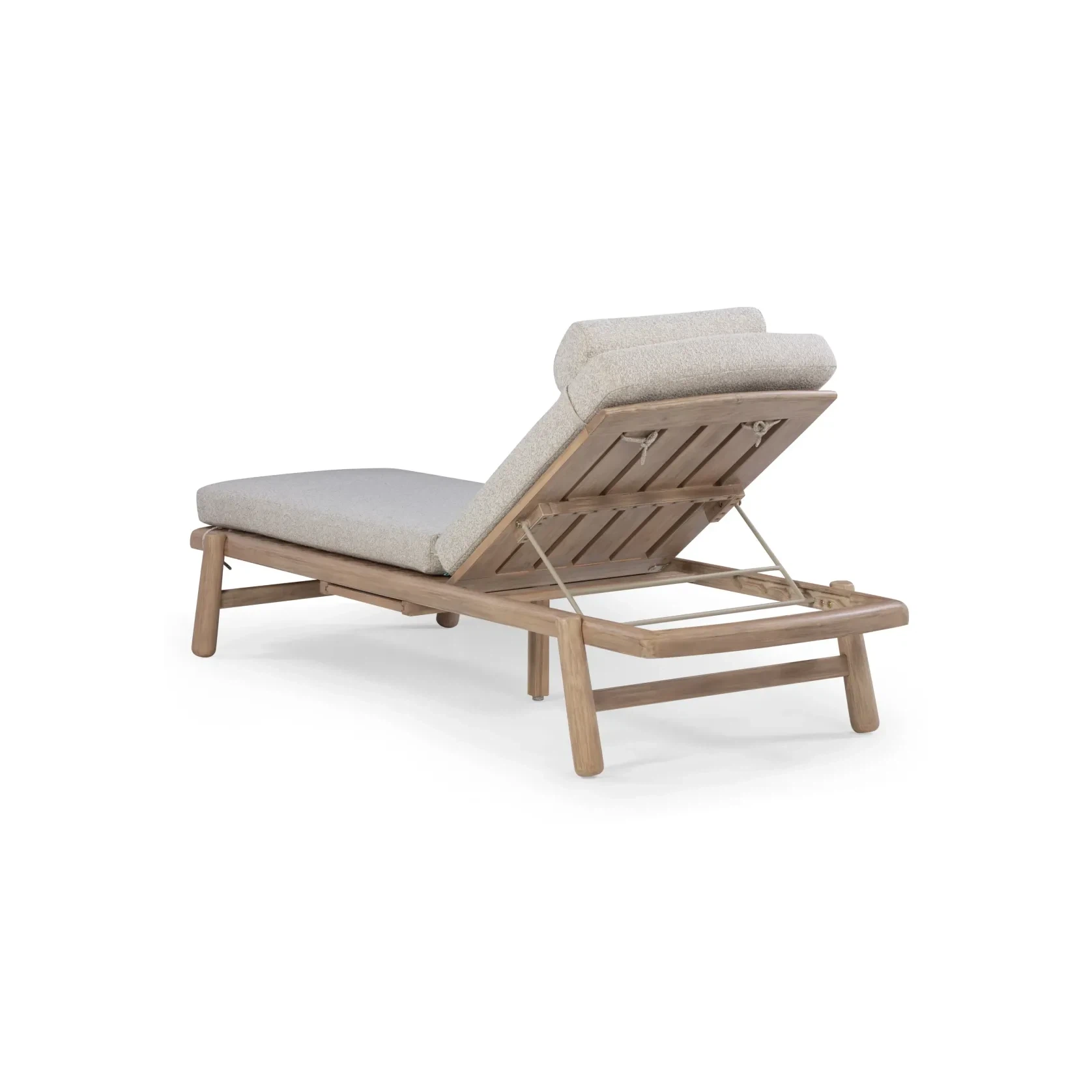 Indra Outdoor Sun Lounge - Oyster Grey gallery detail image