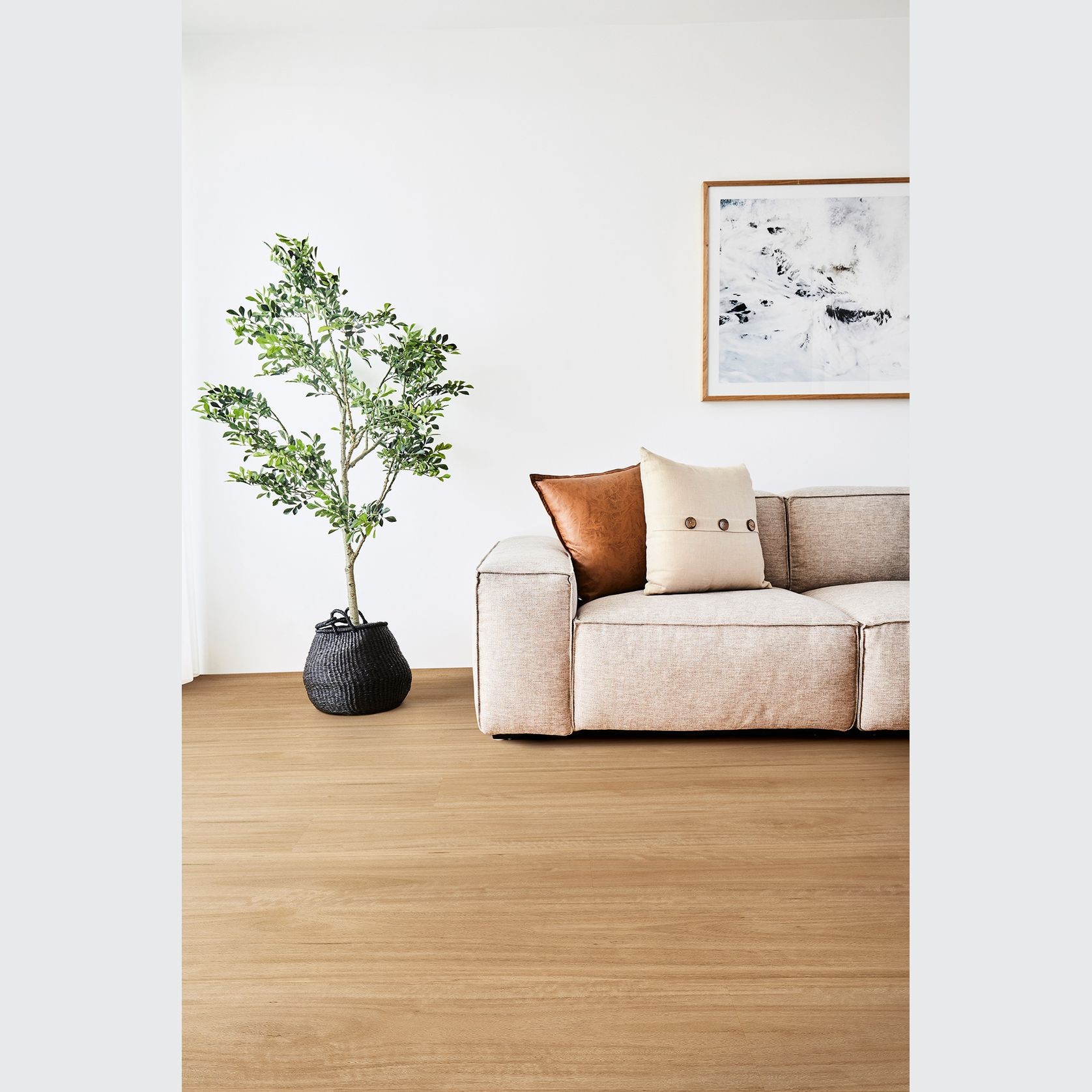 Titan Hybrid Bleached Blackbutt Vinyl Flooring gallery detail image