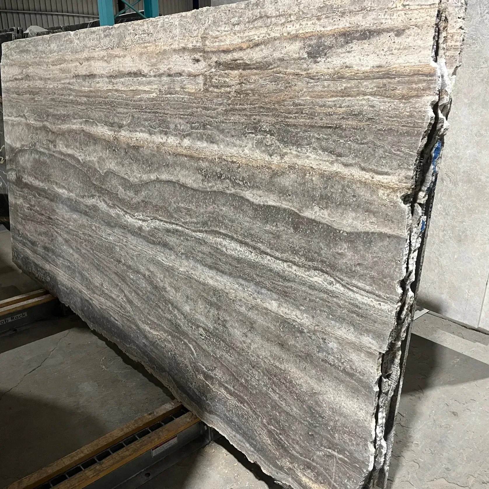Titanium Vein Cut Travertine Benchtop gallery detail image