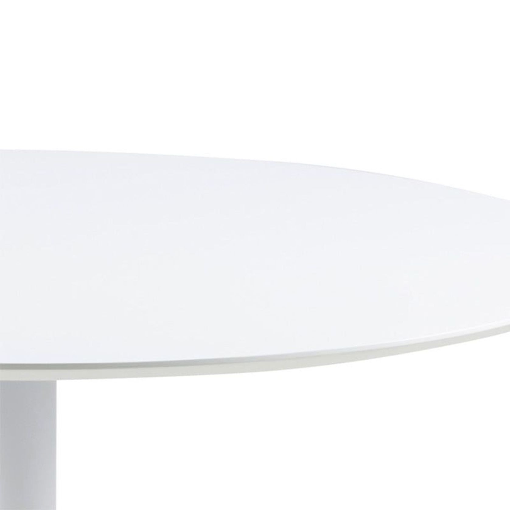TITAN Round Dining Table 110cm - White gallery detail image