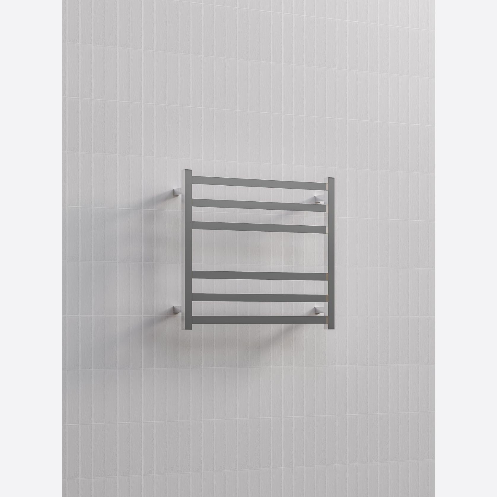 Square Heated Towel Ladders 600x650mm gallery detail image
