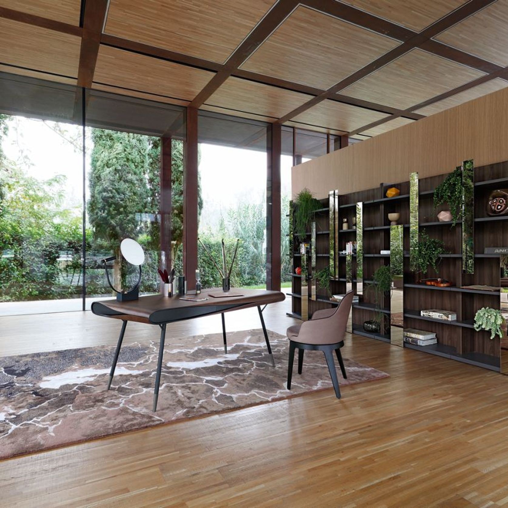 Calligraphie Desk - Walnut gallery detail image