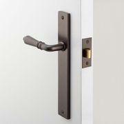 Iver Sarlat Lever on Rectangular Backplate Latch Signature Brass 10700 - Customise to your need gallery detail image