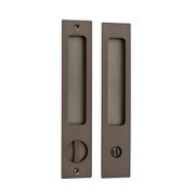 Iver Rectangular Flush Pull Privacy Set Signature Brass for Sliding Doors 21411P *Pair* gallery detail image