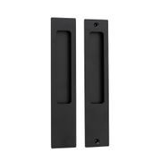 Iver Rectangular Flush Pull Passage Set Matt Black for Sliding Doors 21413 *Pair* gallery detail image