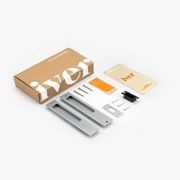 Iver Rectangular Flush Pull Euro Lock Matt Black for Sliding Doors 21413E *Pair* gallery detail image