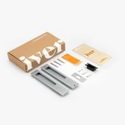 Iver Rectangular Flush Pull Passage Set Brushed Brass for Sliding Doors 21416 *Pair* gallery detail image