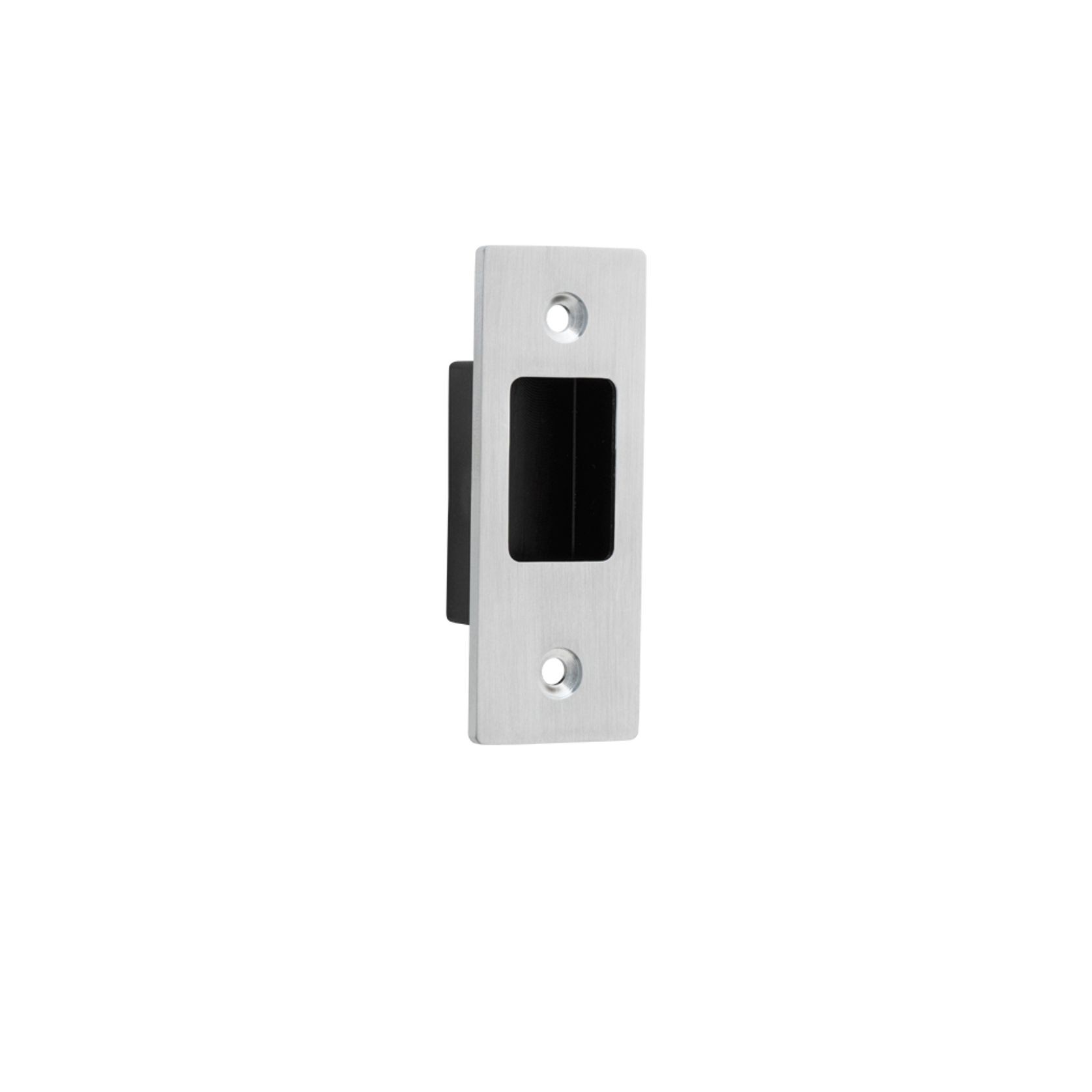 Iver Sliding Door Pull Round Privacy Brushed Chrome 21435 *Pair* gallery detail image