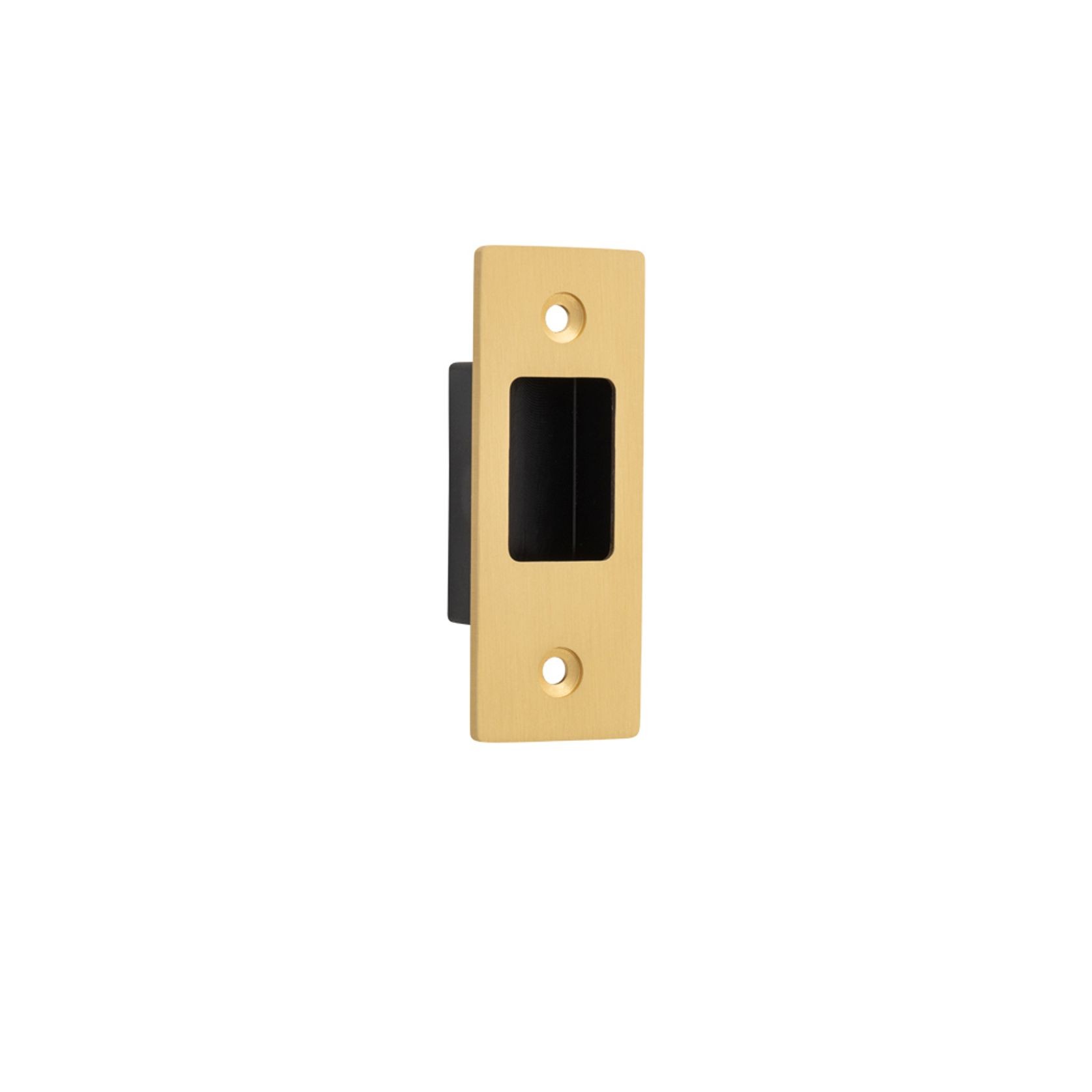 Iver Sliding Door Pull Round Privacy Brushed Brass 21436 *Pair* gallery detail image