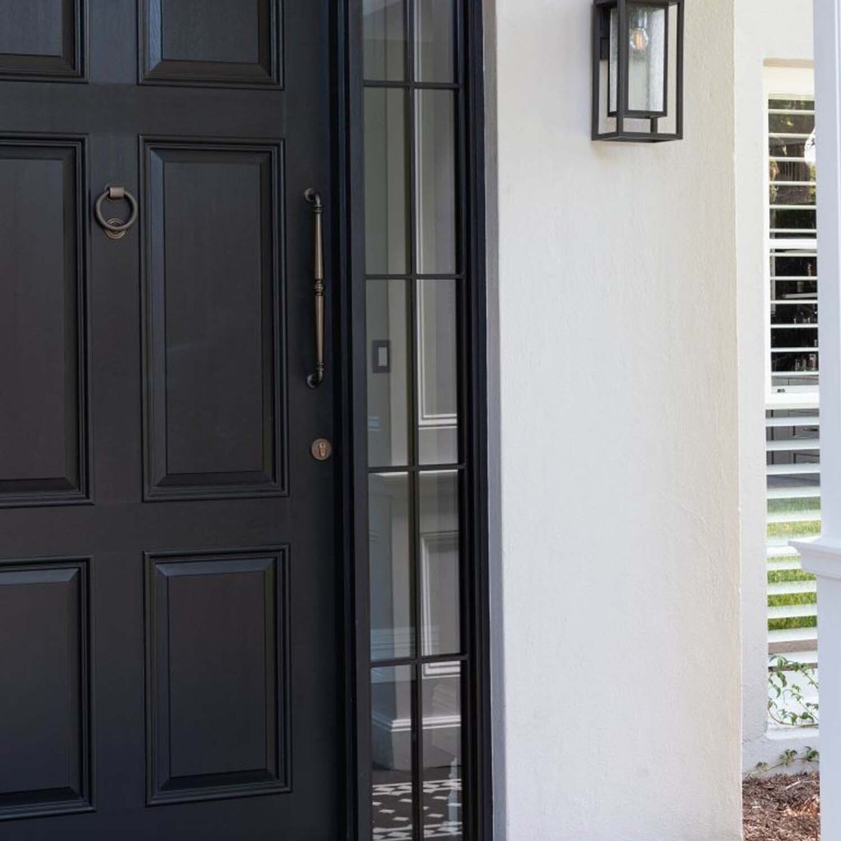 Iver Sarlat Door Pull Handle 487mm x 72mm Matt Black 9383 gallery detail image