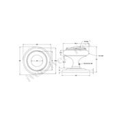 Iver Sarlat Centre Door Knob 107mm x 100mm Satin Nickel 9409 gallery detail image