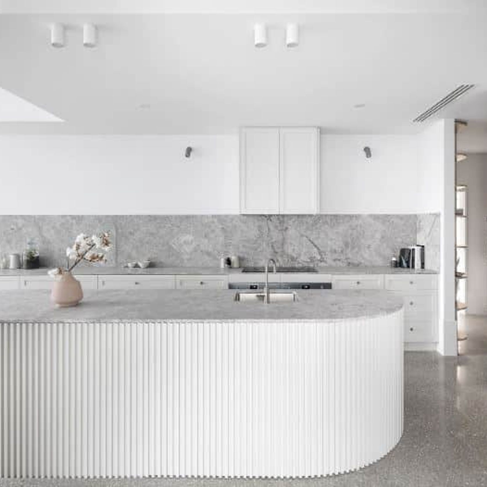 Tundra Light Limestone Benchtop gallery detail image