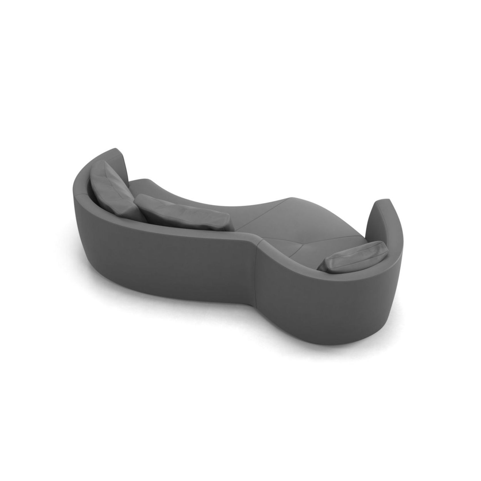 Tangram Round Sofa - Edge on Right gallery detail image