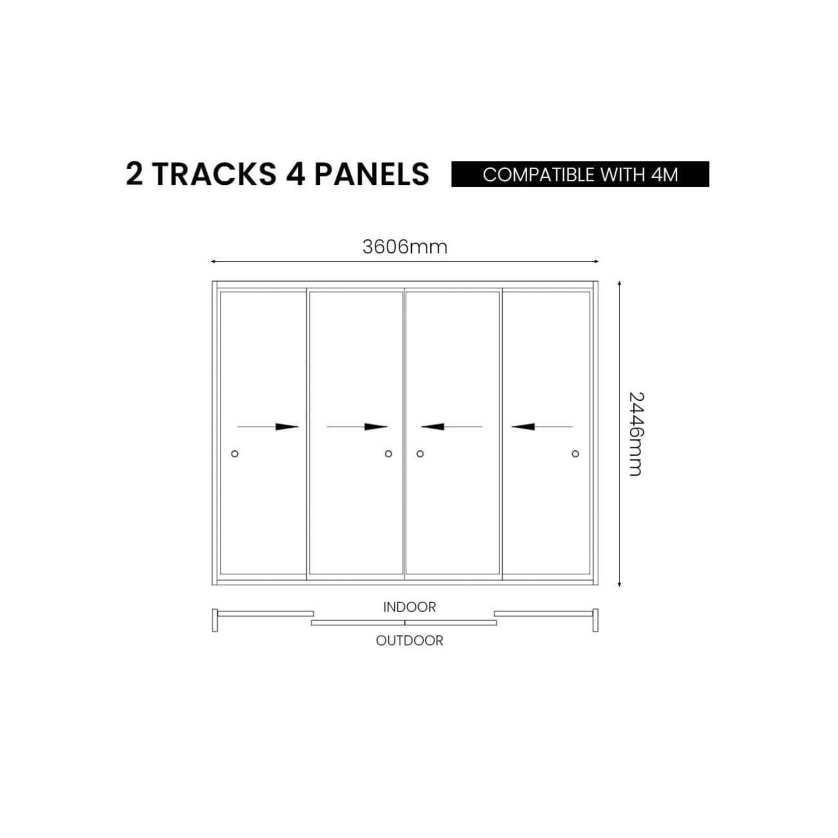 Glass Sliding Door For Tasman Freestanding Pergola gallery detail image