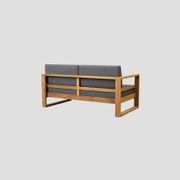 Tasman Teak Double Right Arm Section gallery detail image