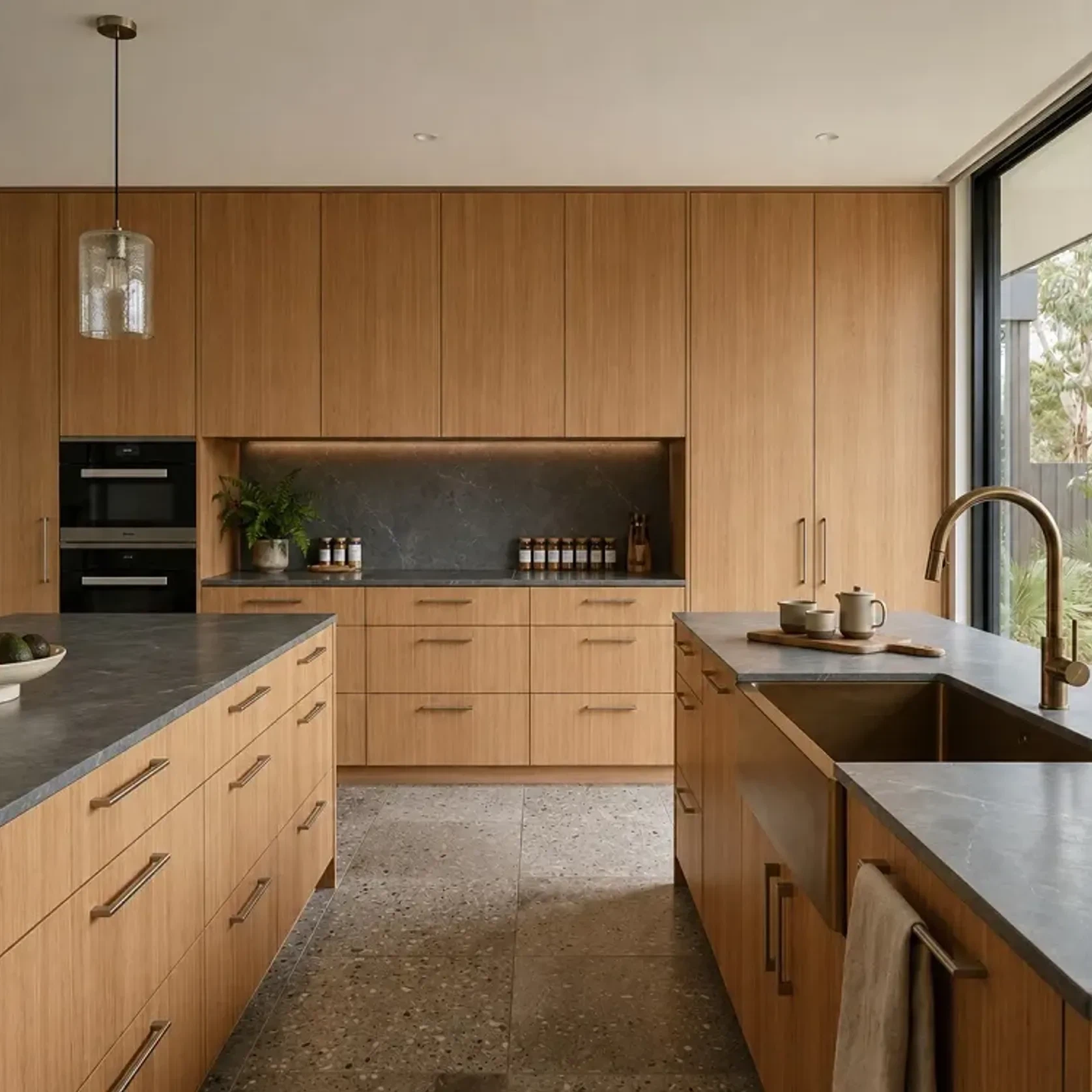 Tasmanian Oak Veneer T&G Wall Panel UV-Coated A/BB gallery detail image