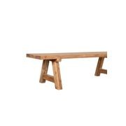 Stalwart Teak A Frame Dining Bench Seat 250cm gallery detail image