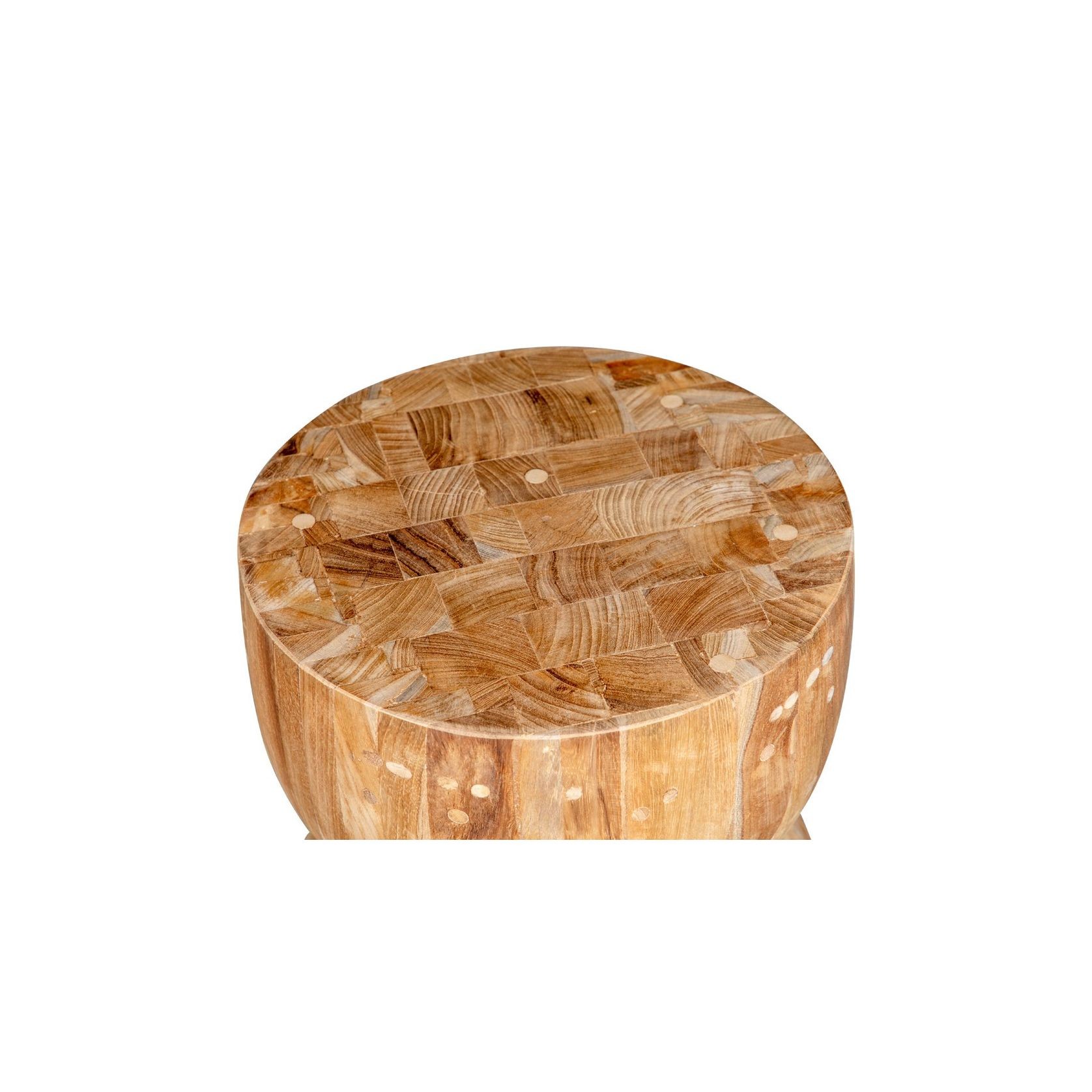 Teak Curve Stool gallery detail image