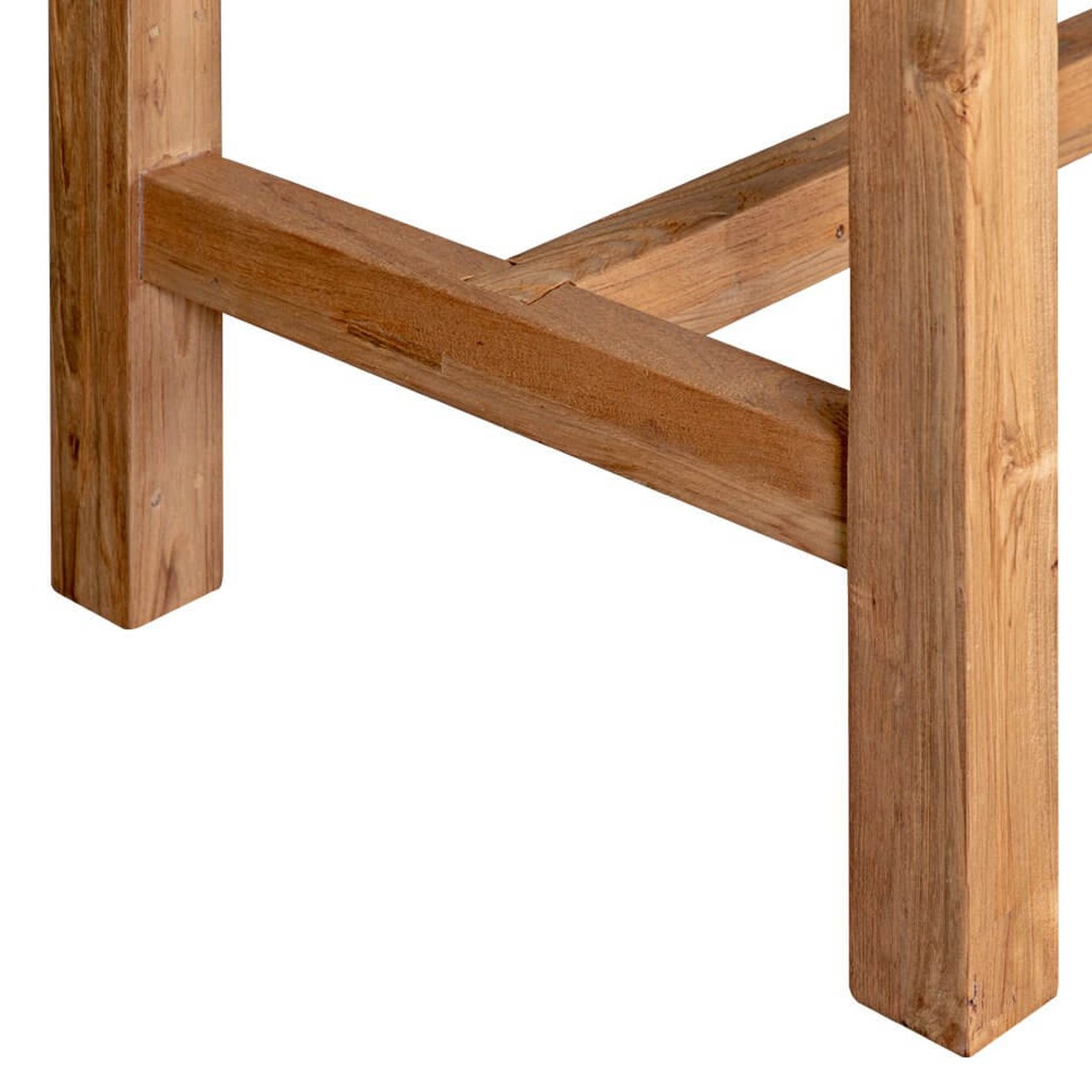 Teak Outdoor Long Bar Leaner Table 250 X 75 X 105cm gallery detail image