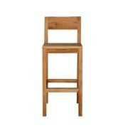 Teak Outdoor Bar Chair gallery detail image