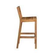 Teak Outdoor Bar Chair gallery detail image