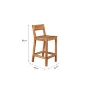 Teak Outdoor Counter Height Chair gallery detail image