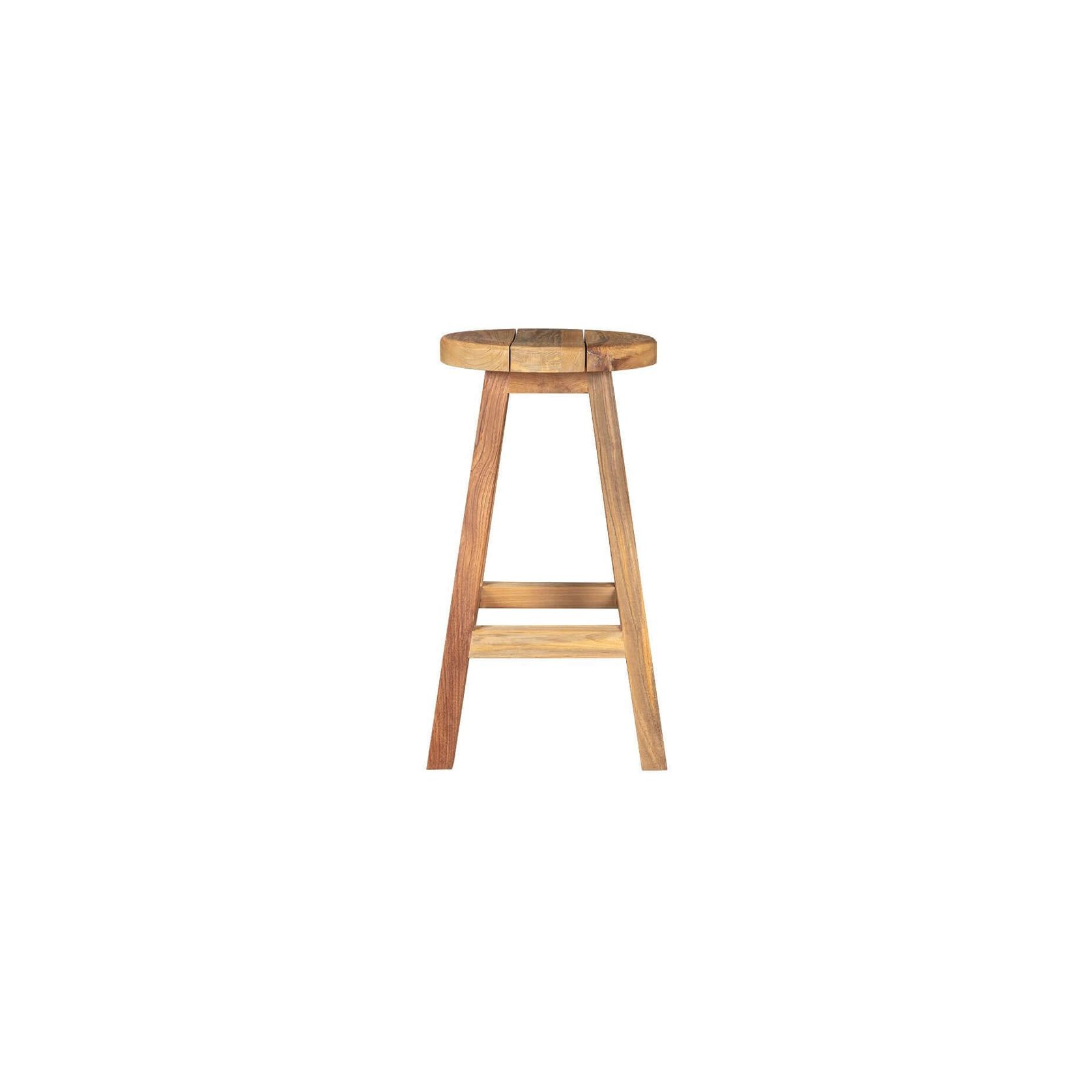 Teak Outdoor Counter Height Stool gallery detail image