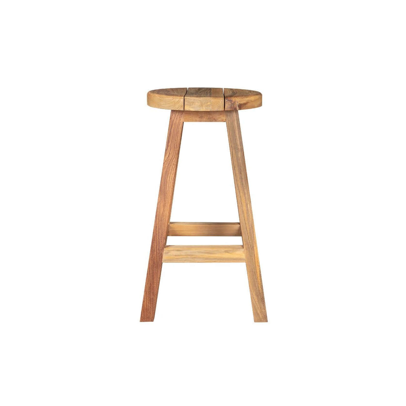 Teak Outdoor Counter Height Stool gallery detail image