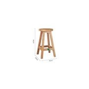 Teak Outdoor Counter Height Stool gallery detail image
