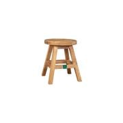 Teak Outdoor Round Stool gallery detail image
