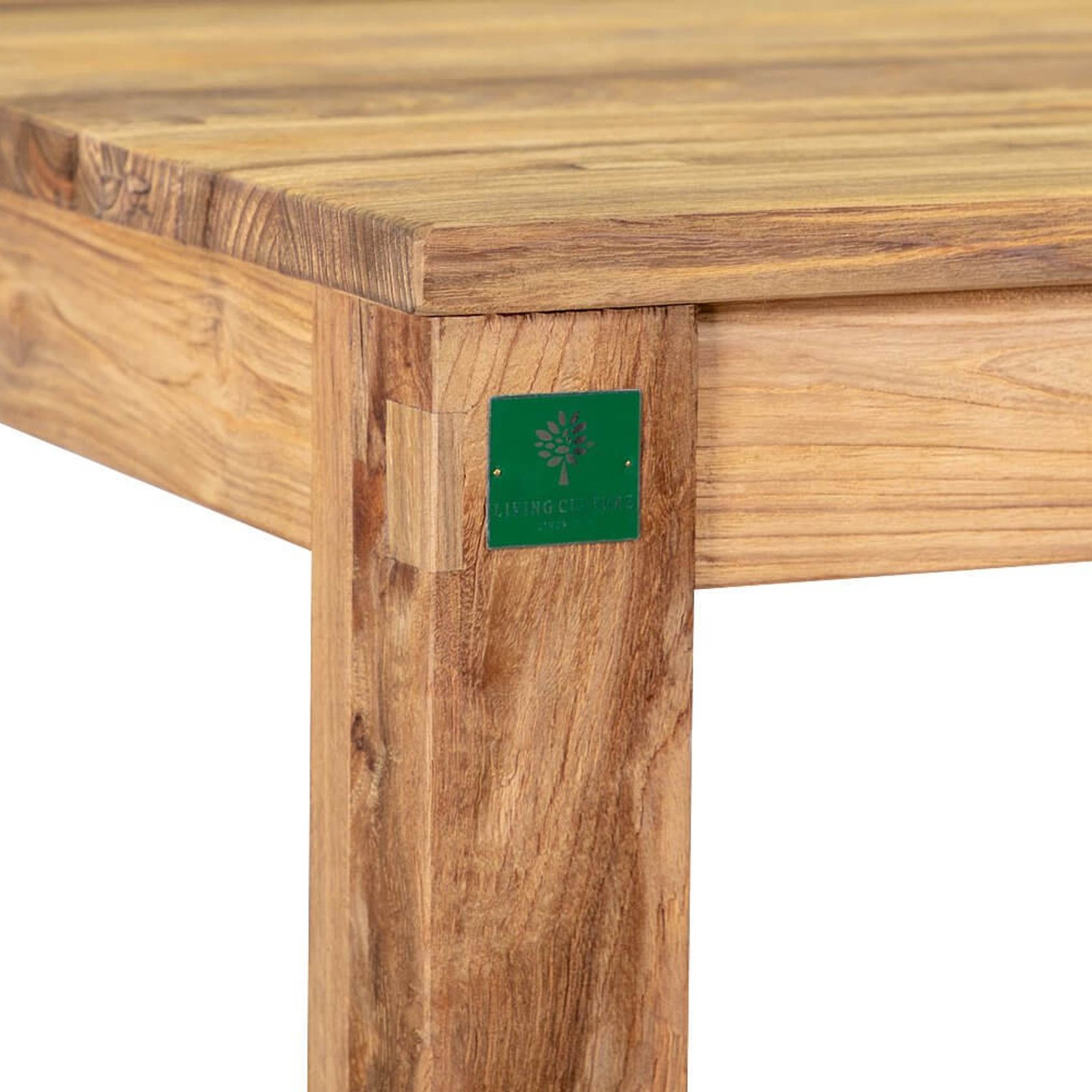Teak Outdoor Rectangular Bar Leaner Table 180 X 75 X 105cm gallery detail image