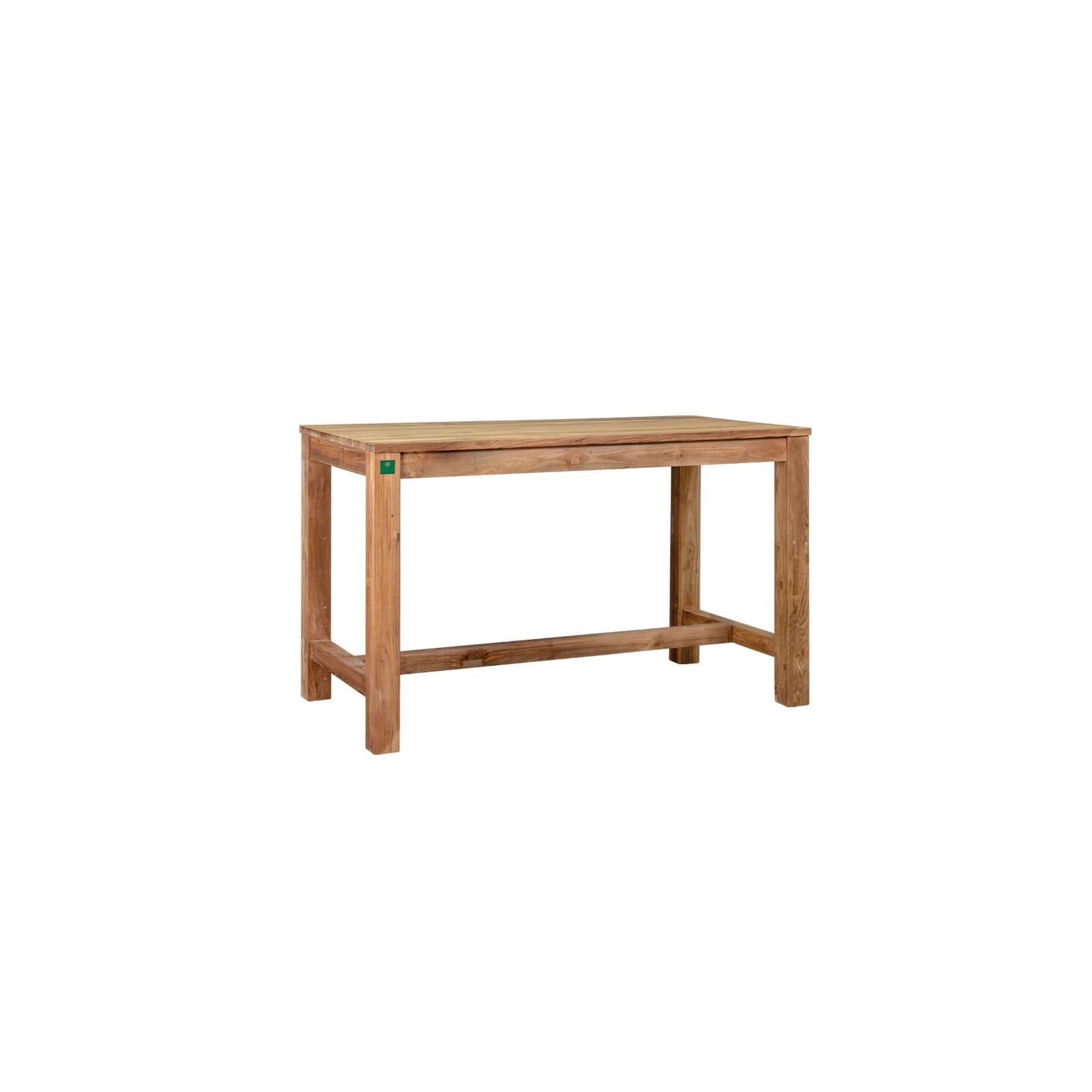 Teak Rectangular Counter Height Table gallery detail image