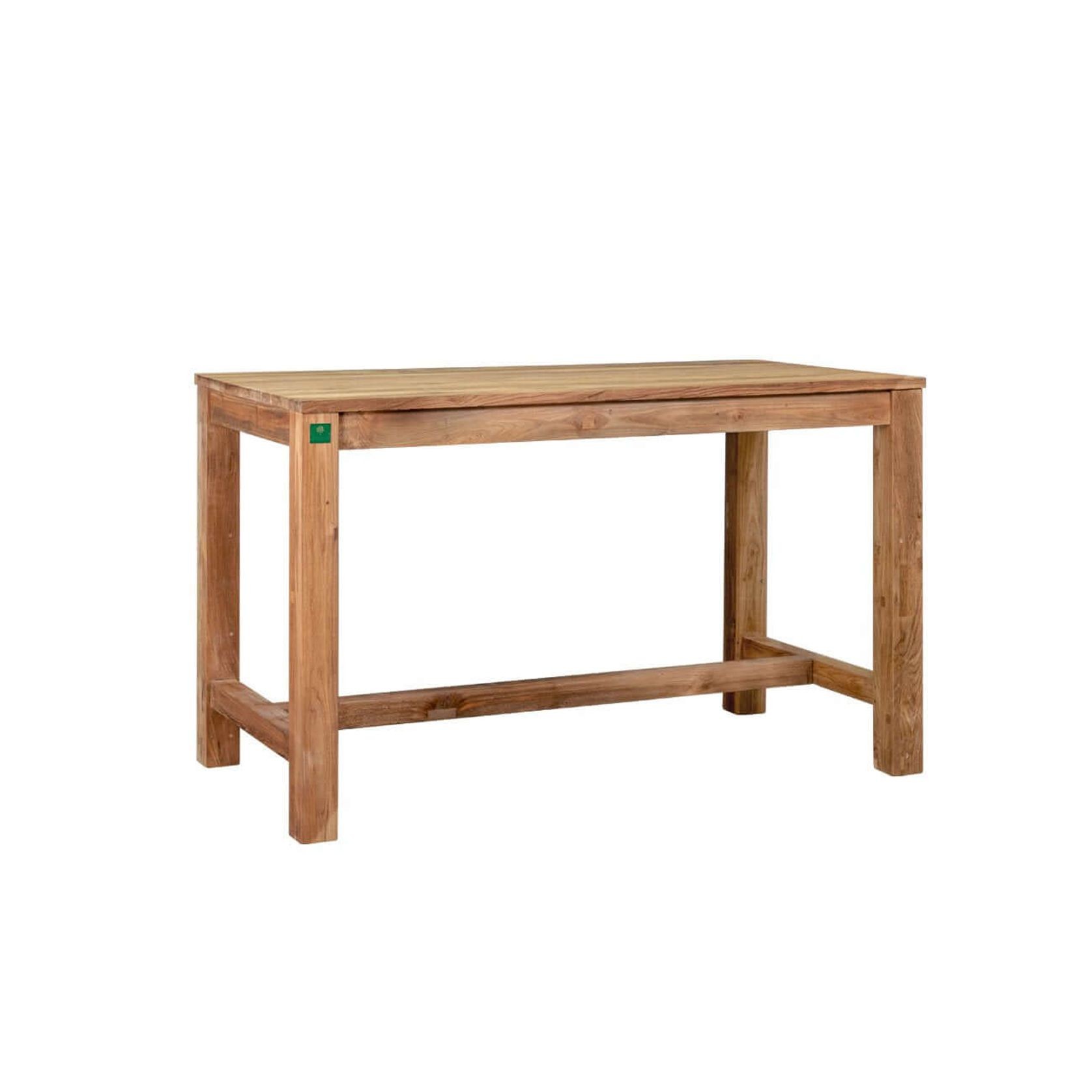 Teak Rectangular Counter Height Table gallery detail image