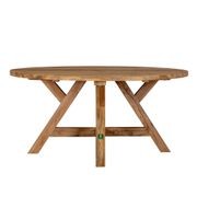 Caturra Teak Round Outdoor Dining Table gallery detail image