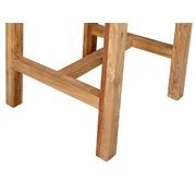 Teak Outdoor Square Bar Leaner Table 75 X 75 X 105cm gallery detail image
