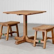 Teak Outdoor Square Bistro Table 80cm gallery detail image