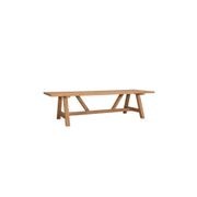Stalwart Teak Trestle Dining Table 300cm gallery detail image