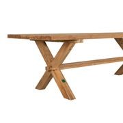 Sovereign Teak X-leg Table - 250 X 100cm gallery detail image