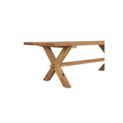 Sovereign Teak X-Leg Table - 250 x 100cm gallery detail image