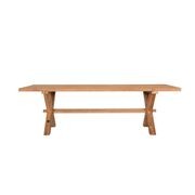 Sovereign Teak X-leg Table - 250 X 100cm gallery detail image