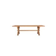 Sovereign Teak X-leg Table - 250 X 100cm gallery detail image