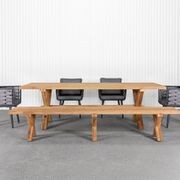 Sovereign Teak X-leg Table - 250 X 100cm gallery detail image