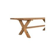 Sovereign Teak X-leg Table - 300 X 100cm gallery detail image
