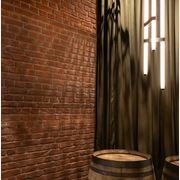 Loft Brick Wall Panels by Muros | Burnt Red gallery detail image
