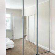 Three Silver Mirror Sliding Door With Triple Tracks gallery detail image