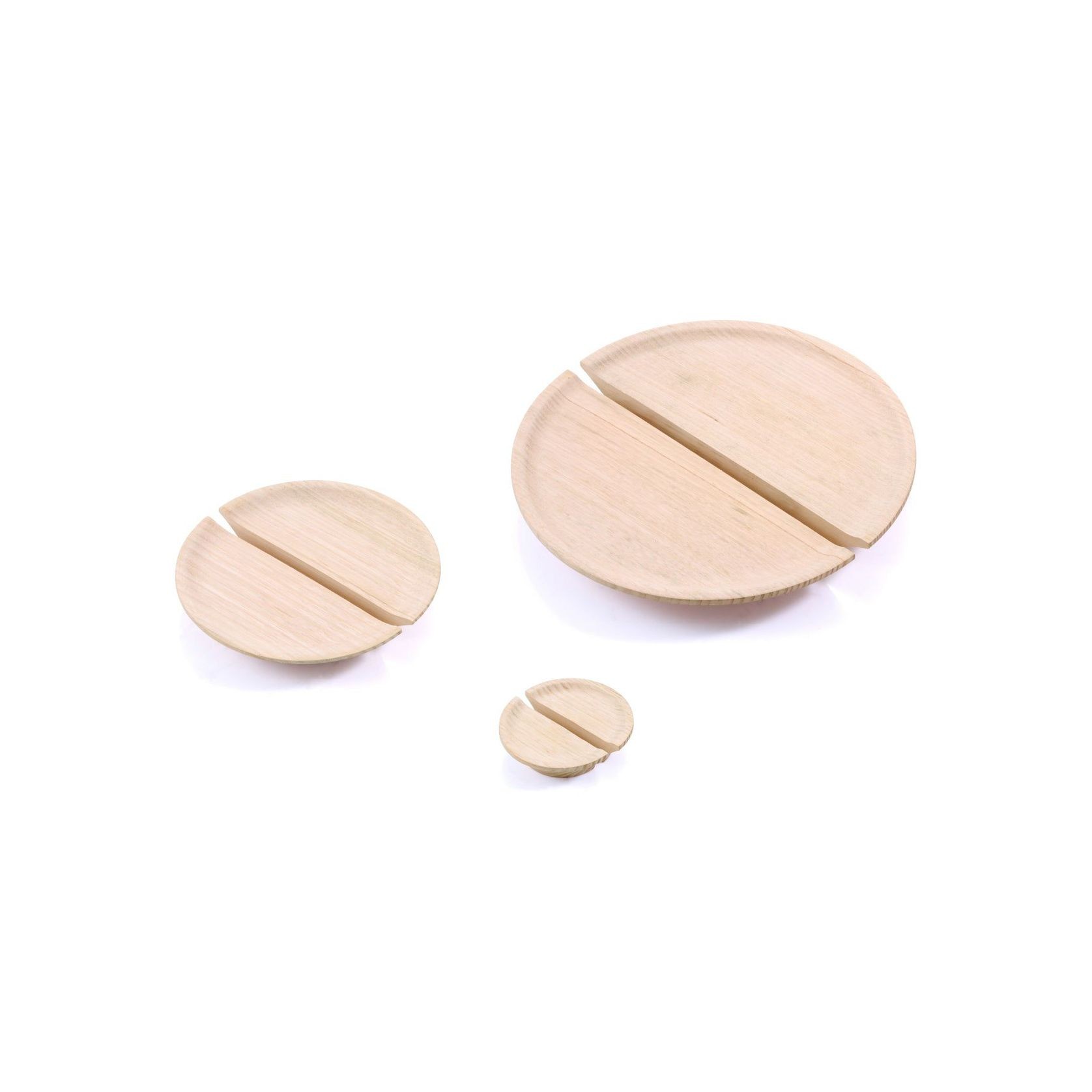 Timber Dished Semi Round Handles gallery detail image