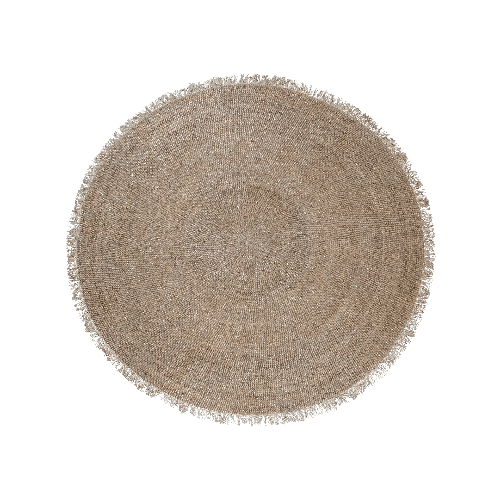 Tribe Home Reef Rug - White | Round gallery detail image