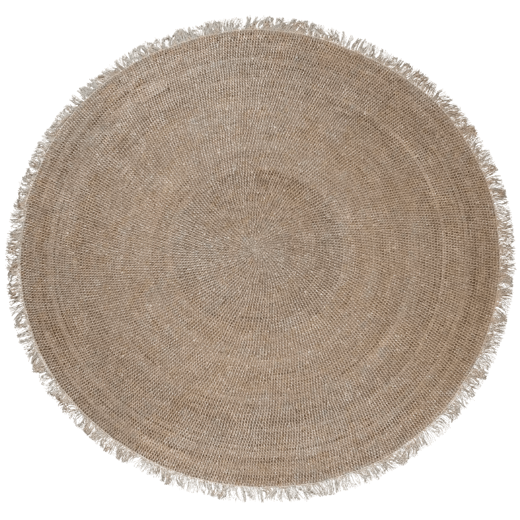 Tribe Home Reef Rug - White | Round gallery detail image