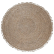 Tribe Home Reef Rug - White | Round gallery detail image